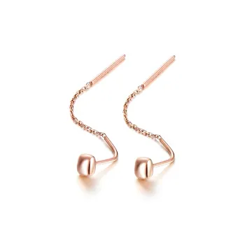 LUKFOOK JEWELLERY 18K Gold Drop Earrings Women's