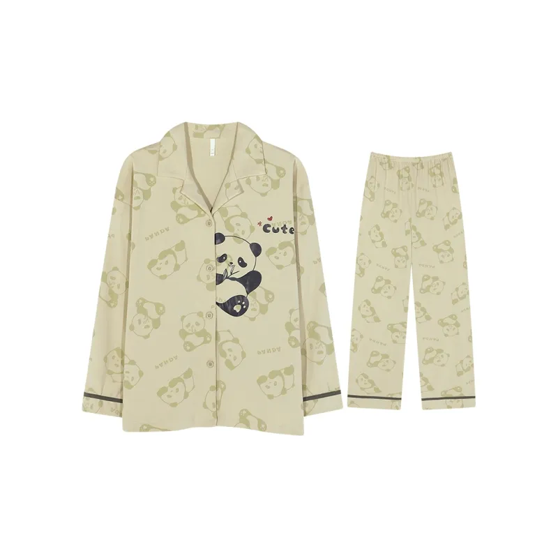 Lan Miao Pajama Set Women's Black-31
