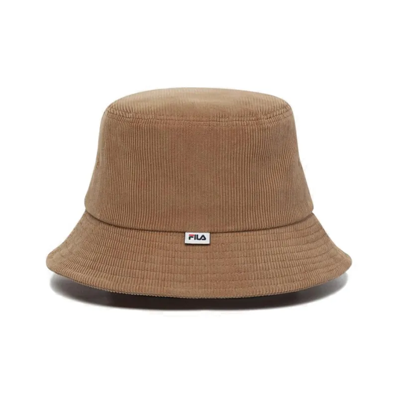 FILA Corduroy Bucket Hats Unisex Khaki-3
