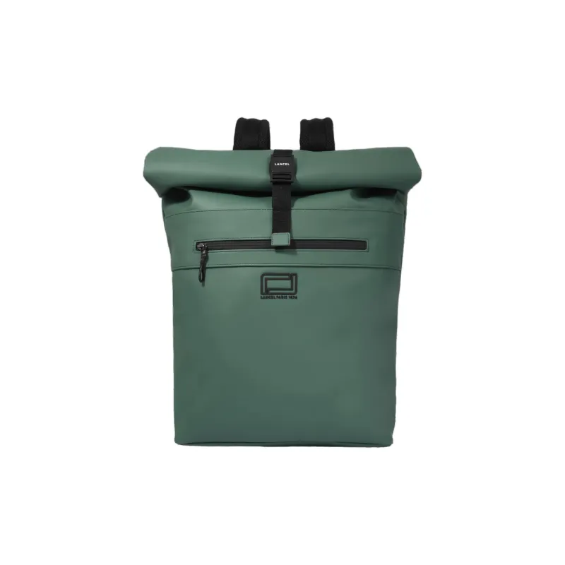 LANCEL Polyurethane Backpack Men's Dark Jadeite-0