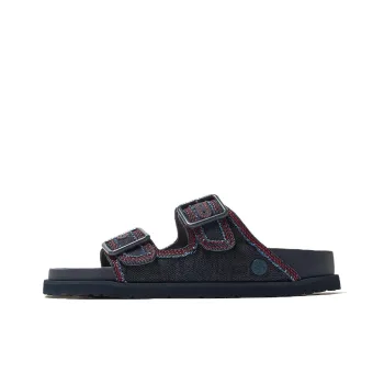 Birkenstock Slip-Resistant Slide Slippers Unisex Black Red