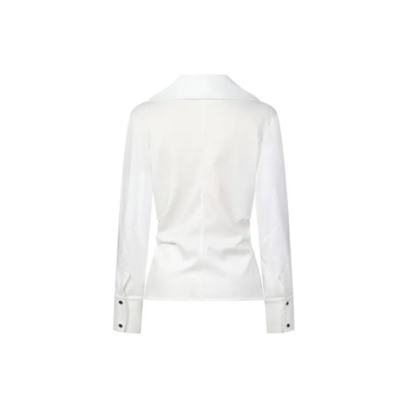 Three Quarters Shirt Women's White-1