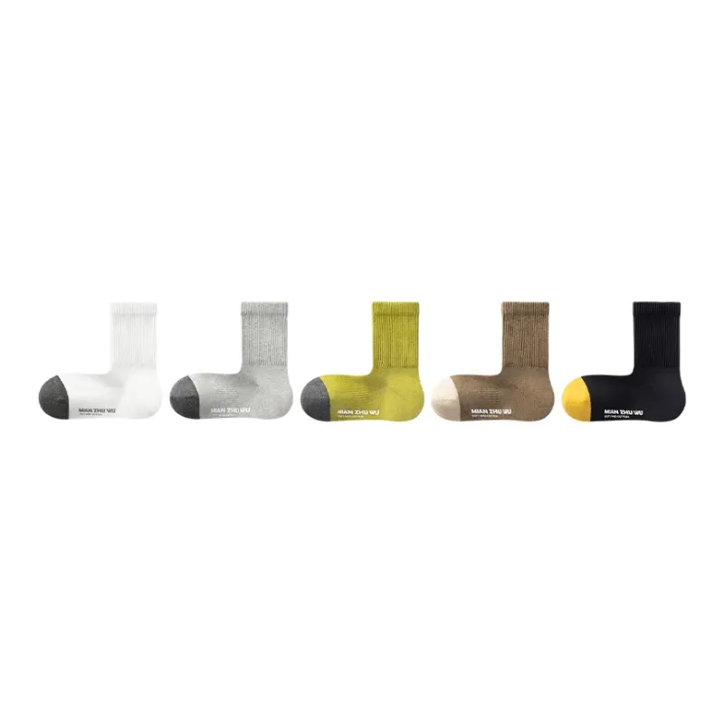 B&C.Room FW23 Mid Calf Socks Men's 5 Pack-8