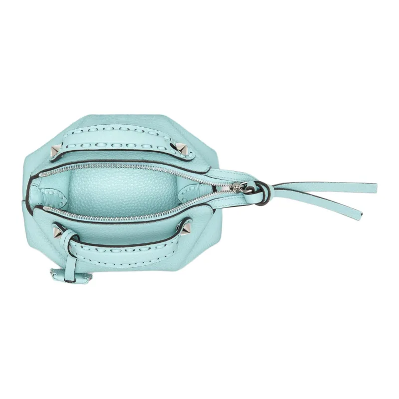 FENDI Calfskin Handbag Mini Women's Light Blue-5
