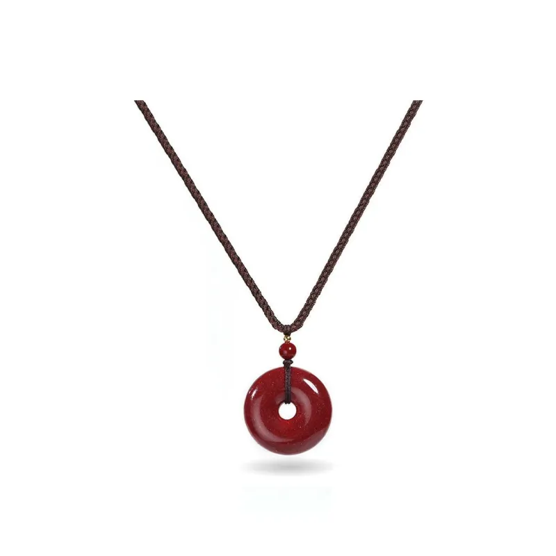 Asia Star Cinnabar Necklaces Unisex-3