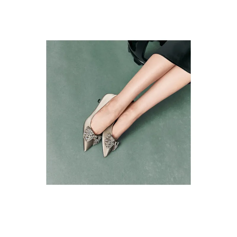 ST&SAT Slim Heel High Heels 4.5cm Women's-21