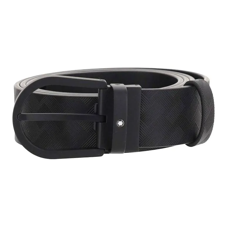 MONTBLANC Logo Detailed Buckled Belt-0