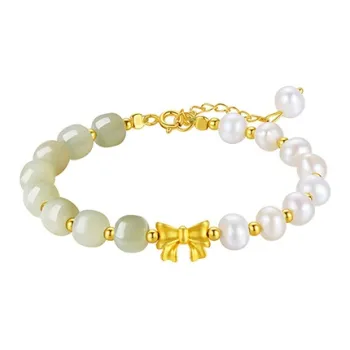 Emerald Dynasty Hetian Jade Bracelets Green Jade Women's