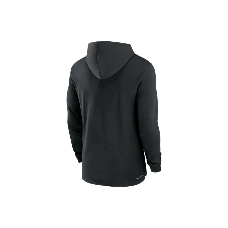 Nike Ohio State Buckeyes Sideline Men's Nike Dri FIT College Long Sleeve Hooded Top-1