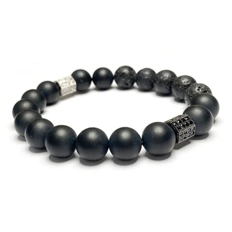 MOUNTAINS AND MANS Agate Bracelets Unisex-7