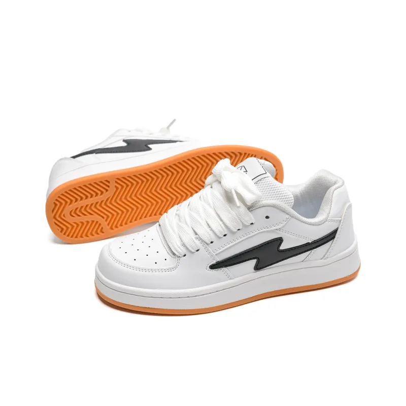 OAOQ Cushioning Height Increasing Abrasion Resistant Lightweight Mat Low Top Casual Shoes Unisex-10