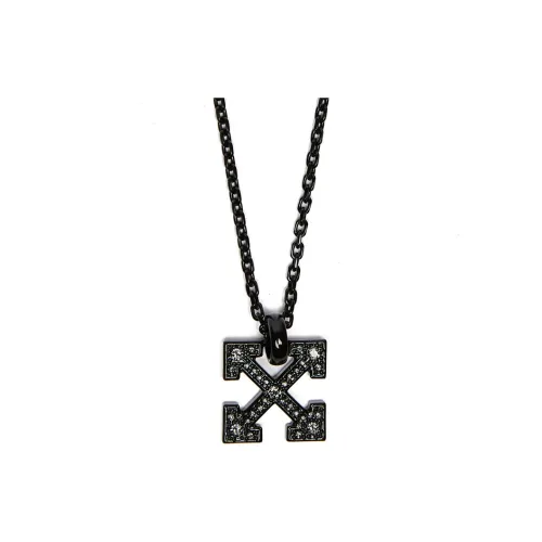 OFF-WHITE Necklaces Men Black