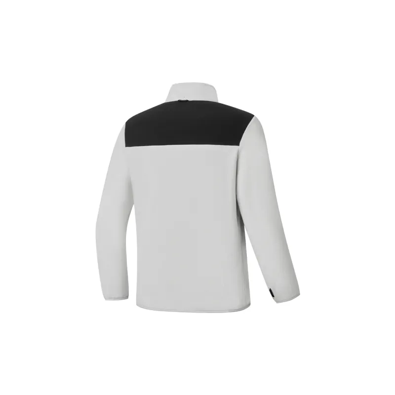 QIAODAN Mountain God Series Windbreaker Jackets Men Smoke White-5