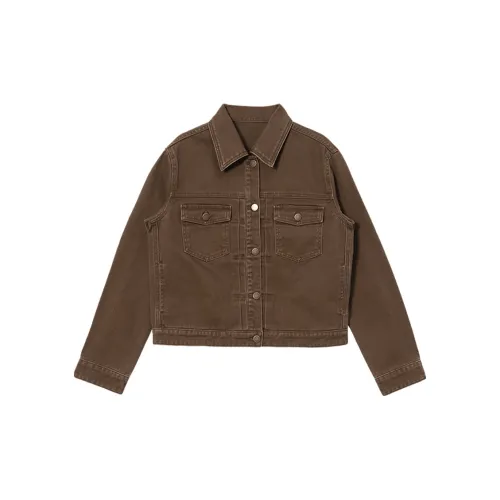 WESTLINK Denim Jackets Women's Coffee