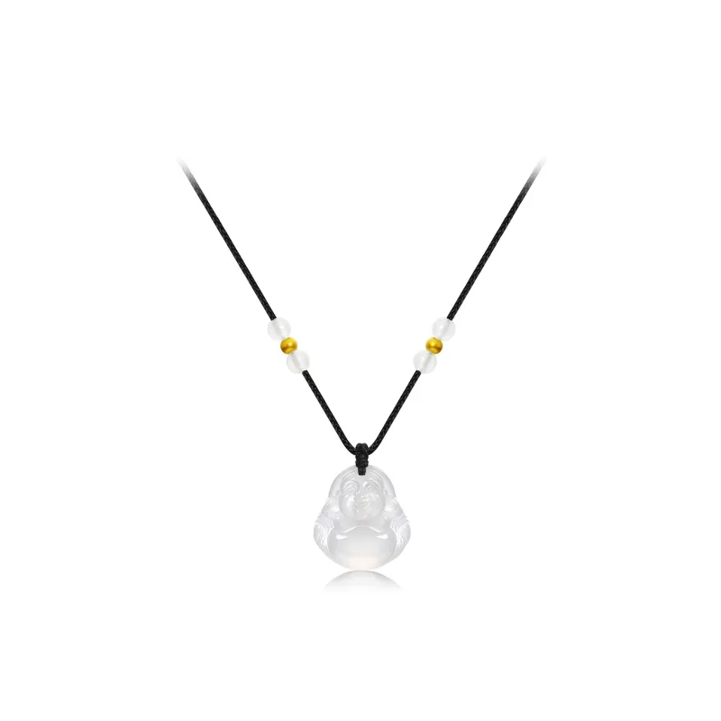 CGC Chalcedony Jade Necklaces Women's Chalcedony-0