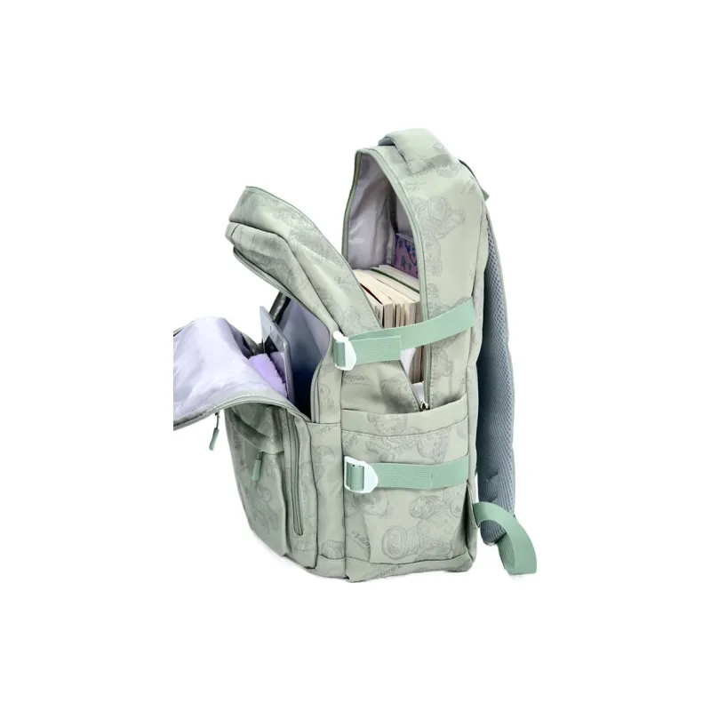 Victorian Traveler Nylon Backpack Regular Unisex Multicolor-15