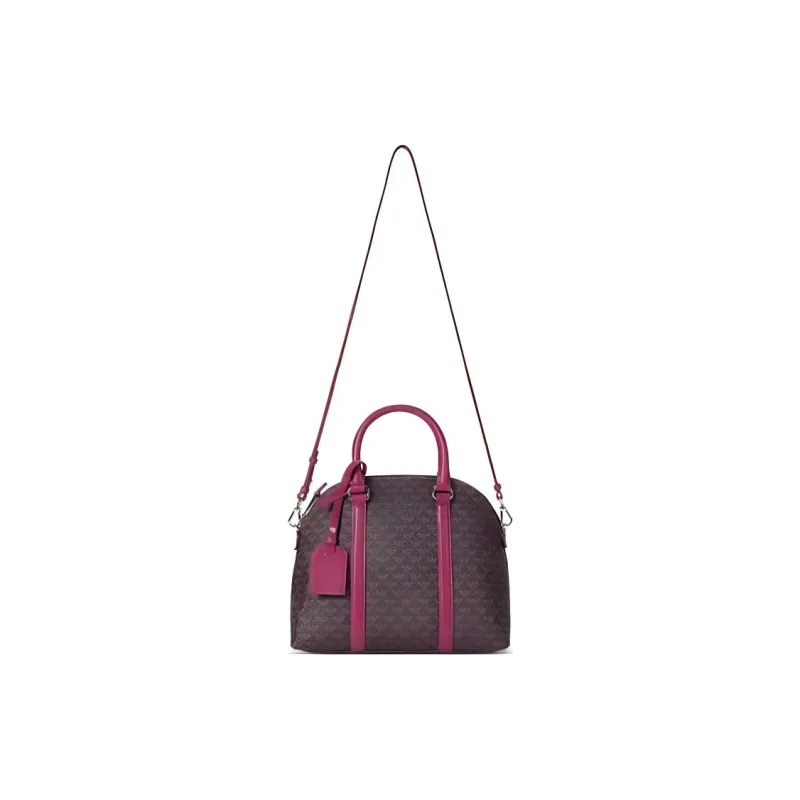 EMPORIO ARMANI Leather Handbag Regular Women's Brown-3