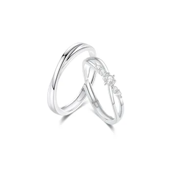 Asia Star Sterling Silver Rings Unisex