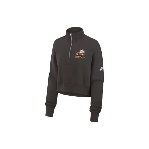 Nike Phoenix Waffle Sweatshirts Women's Brown