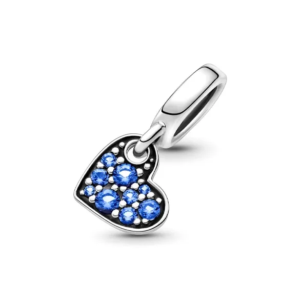 Pandora 925 Sterling Silver Pendants Women's Blue-2