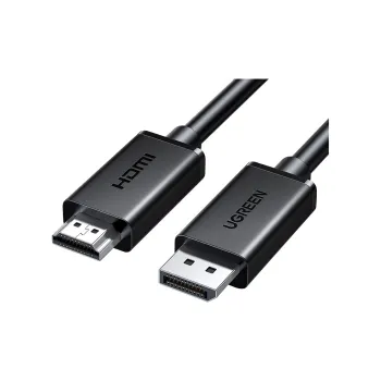 UGREEN Data Cable Adapter DP To HDMI Adapter Cable 4K Edition For Computer Monitor DisplayPort Connectivity