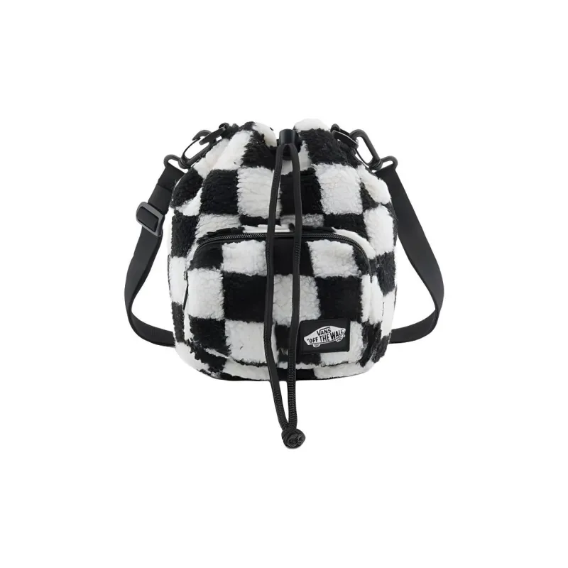 Vans Polyester Shoulder Bag Crossbody Bag Regular Unisex Black/White-1