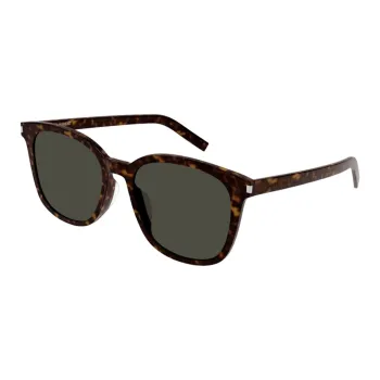 SAINT LAURENT Injection Molded Square Sunglasses Women's Tortoiseshell