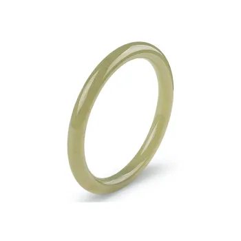 TAMINA Hetian Jade Bangles Unisex Green Jade