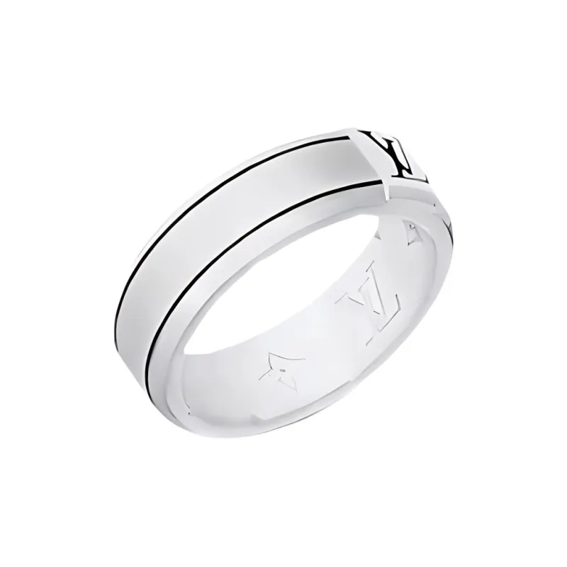 LOUIS VUITTON Lv Spike Band Ring-1
