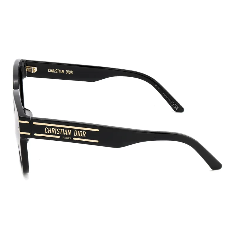 DIOR Acetate Square Sunglasses Women's Black-2
