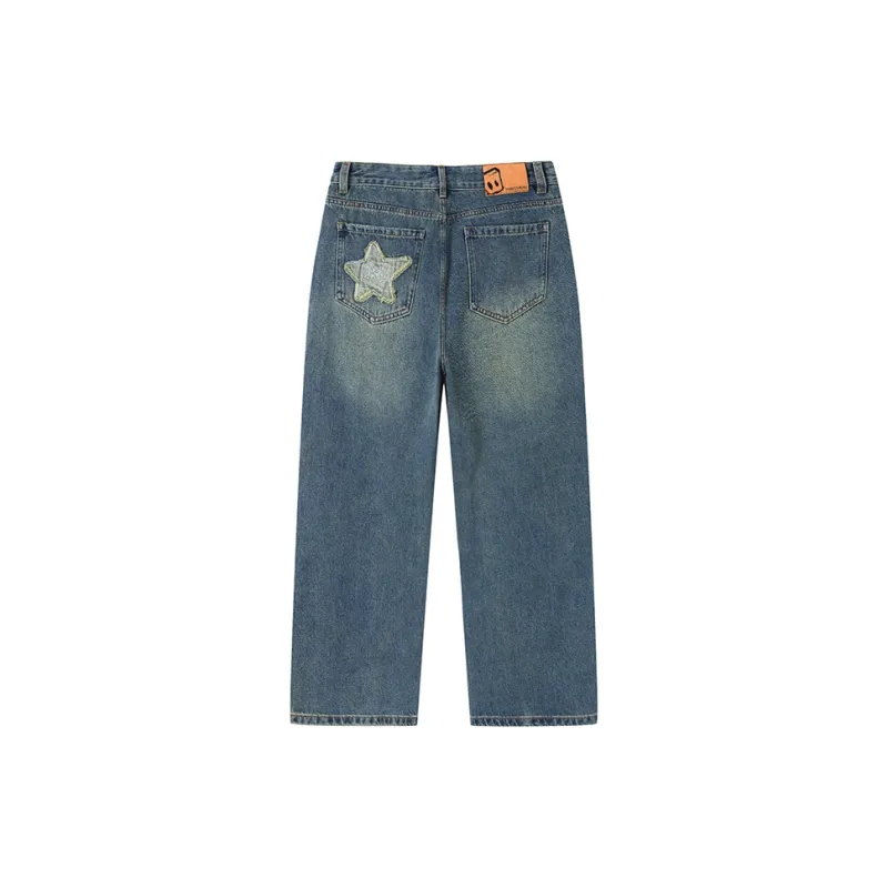 DANGEROUSPEOPLE Jeans Unisex Blue-1