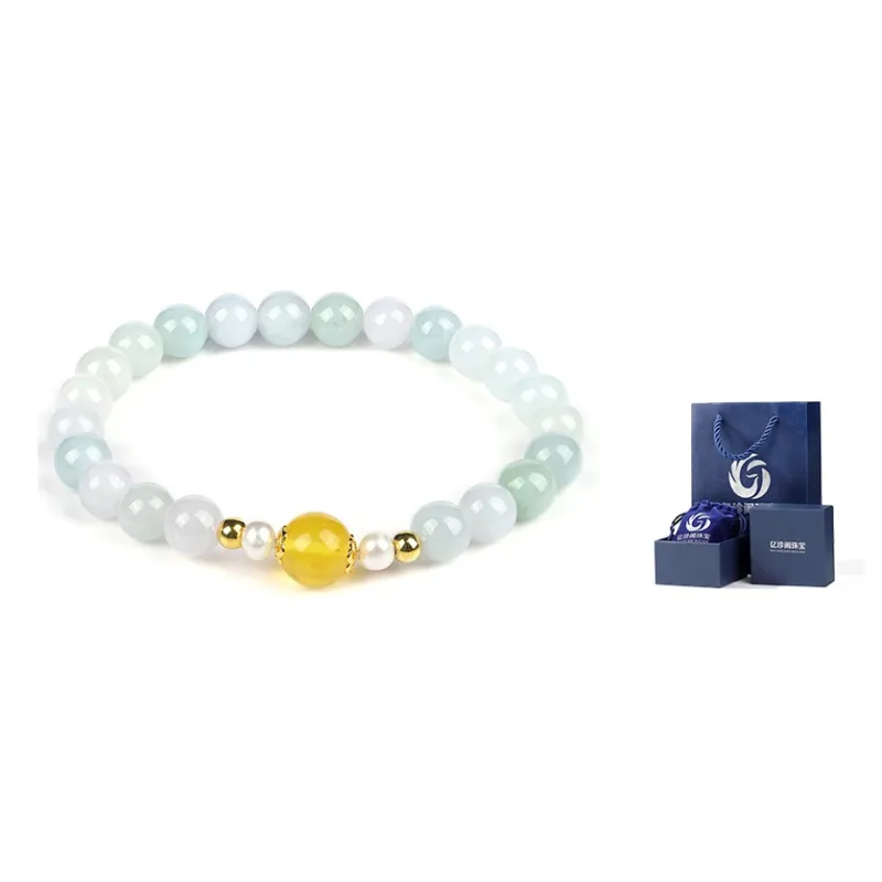 Yi Zhen Ge Glutinous Jade Jadeite Bracelets Women's-1