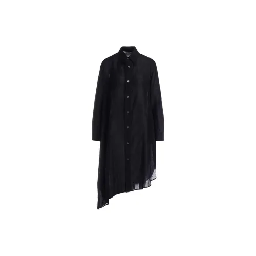 Yohji Yamamoto Long-Sleeved Dresses Women's Black