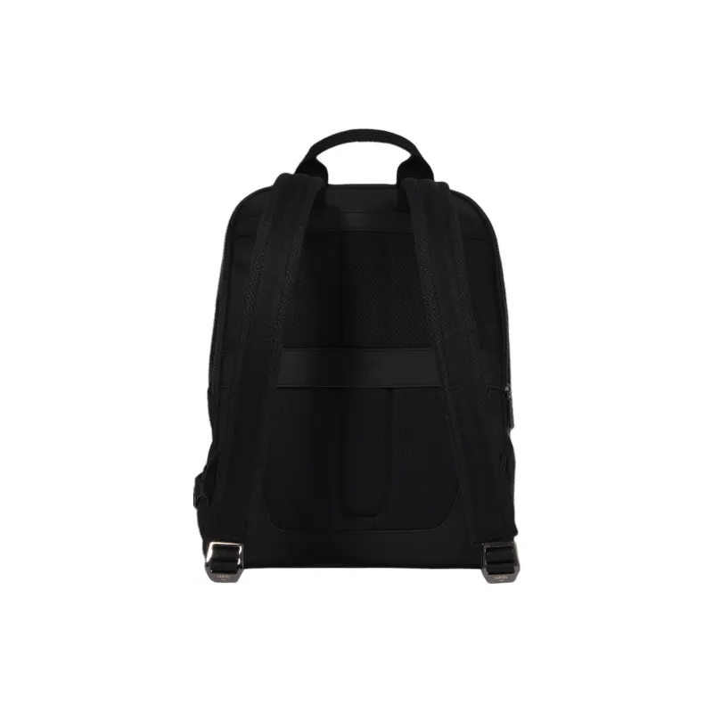 LANCEL Polyurethane Backpack Men's Black-2