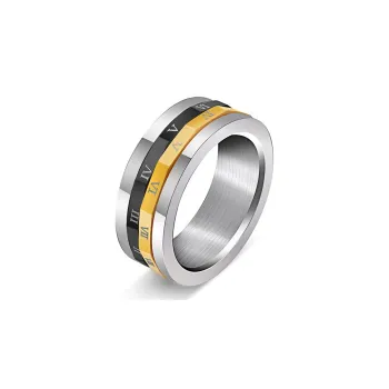 ACROWM Titanium Steel Rings Unisex