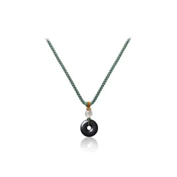 Teddy Bear Collection Obsidian Necklaces Unisex