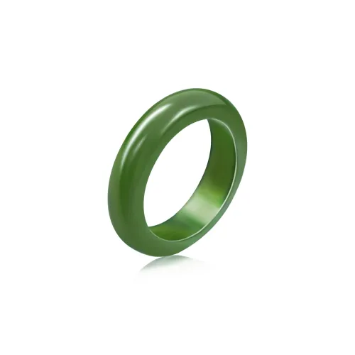 GANGCUI Hetian Jade Rings Unisex