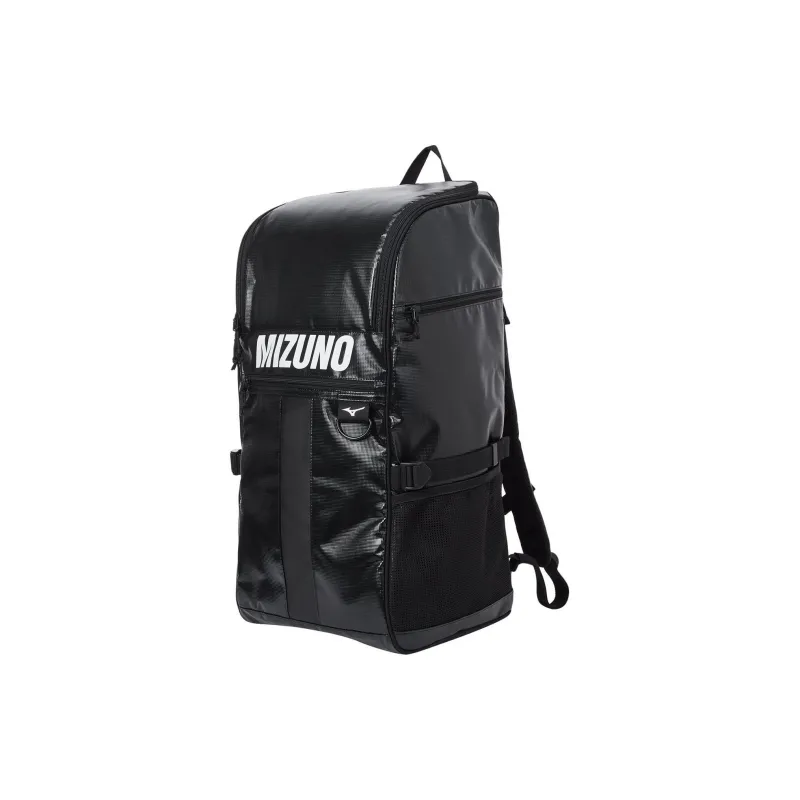 Mizuno Polyester Backpack Unisex Black & White-1