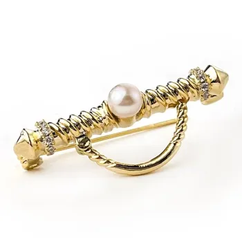 SANDYRILLA Freshwater Pearl Brooches Women's