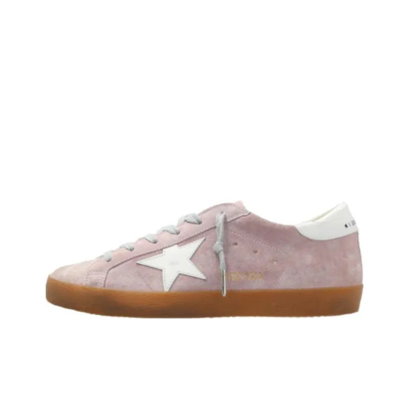 Golden Goose Super Star Low Top Skateboard Shoes Women's Pink-0