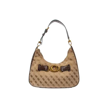GUESS Synthetic Material Handbag Shoulder Bag Regular Women's Brown