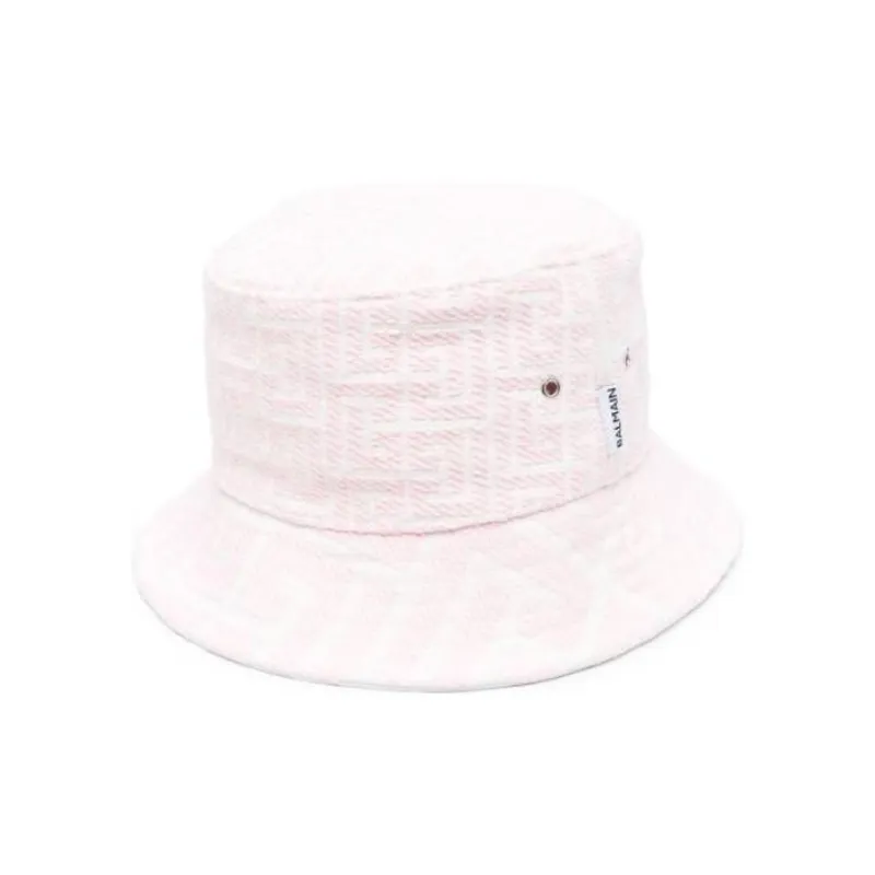 BALMAIN Mix Monogram Jacquard Bucket Hat-0