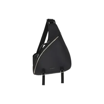 GIVENCHY 4G Zip Closure Triangle Bag Sling Bag Medium Size Men's Black