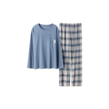 Mulong Family Pajama Set Women's Blue