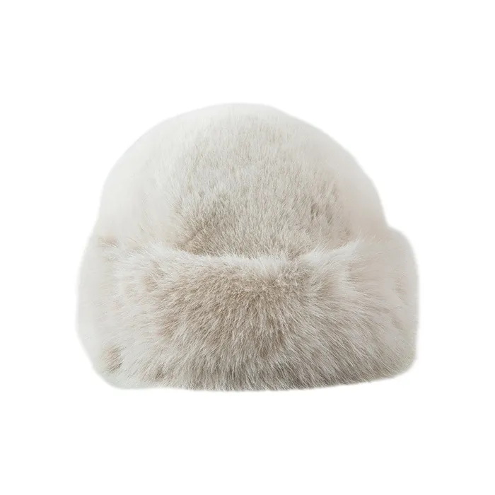 FREE RABBITⅡ Solid Color Ear Protection Mongolian Hat Unisex-0