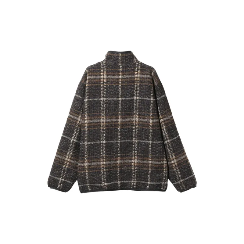 Needles W.U. Piping Plaid Tweed Jacket-1