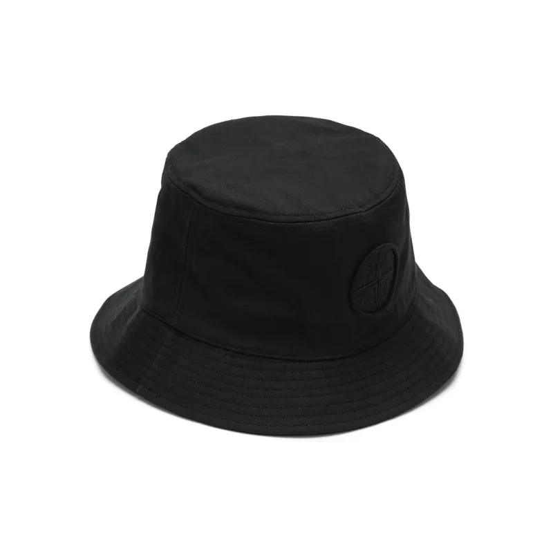 STONE ISLAND Bucket Hats Unisex Black-1