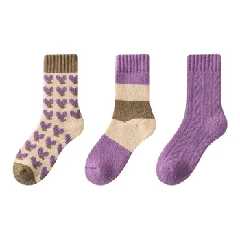 MIIOW Mid Calf Socks Women's Combo Set