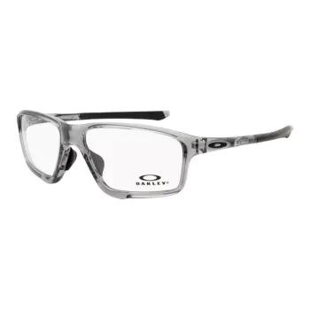 Oakley Plate Frame Irregular Shape Eyeglass Frames Unisex Gray