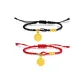 Fu Character Pendant Bracelet-1 Pair